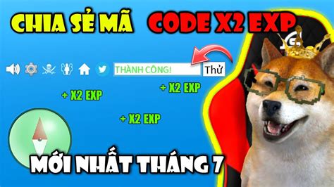 Chia Sẻ Mã CODE X2 EXP Mới Nhất Tháng 7 Trong BLox Fruit New Blox