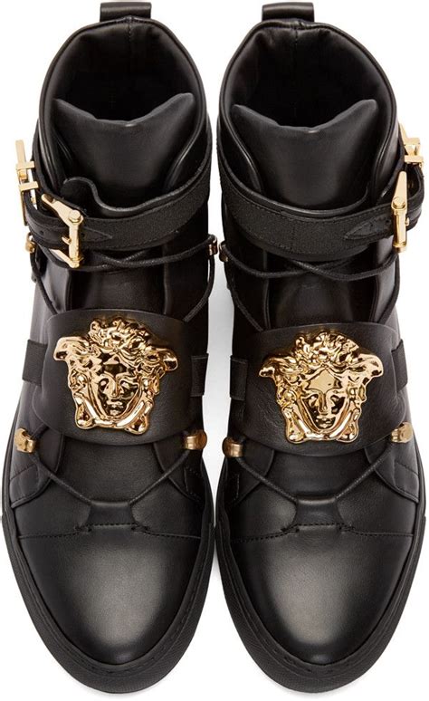 Versace For Men Fw22 Collection Shoes Sneakers High Tops Sneakers Men Fashion Dress Shoes Men