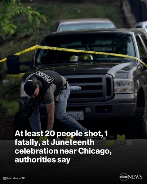 Abc Newsさんのインスタグラム写真 Abc Newsinstagram 「a Juneteenth Event In Suburban Chicago Turned Deadly