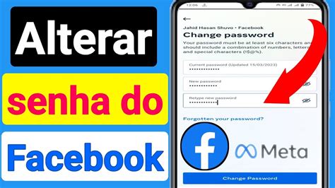 Como Mudar A Senha Do Facebook Como Alterar A Senha Do Facebook De