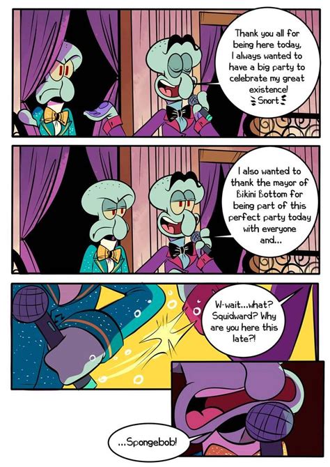 Squidwards Birthday T Page 87 By Pancaketiffy On Deviantart Squidward Birthday