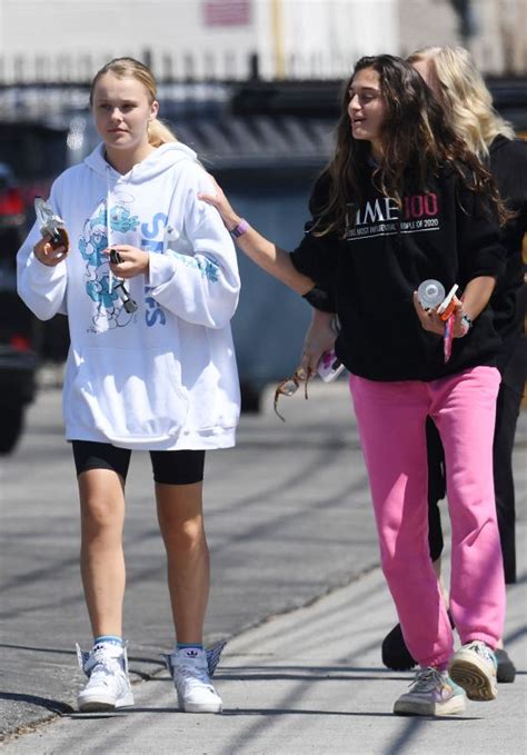 Jojo Siwa And Avery Cyrus Out In Los Angeles Ancensore