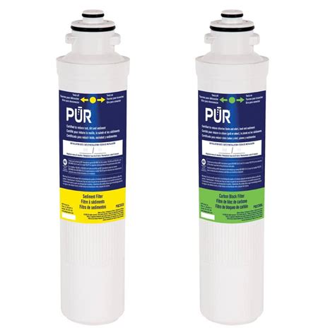 Pur Quick Connect Replacement Water Filter Cartridge Kit Pqc2fskit The Home Depot