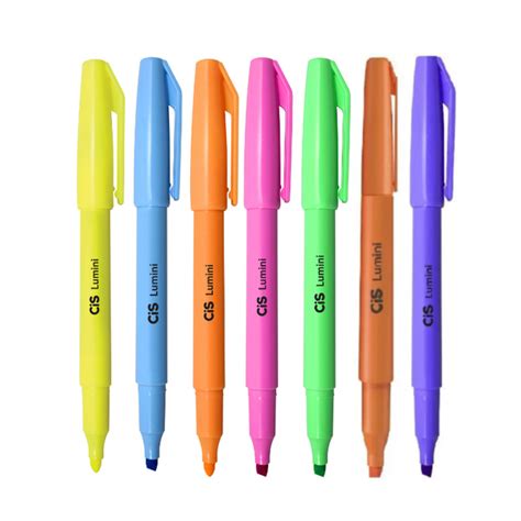 Caneta Marca Texto Neon Lumini Cis Shopee Brasil