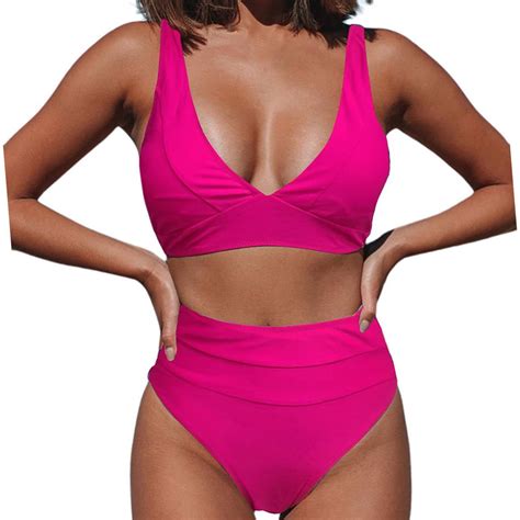 Quyuon Women Bikini Piece String Cheeky Swinsuit Modest Swimsuit Sets