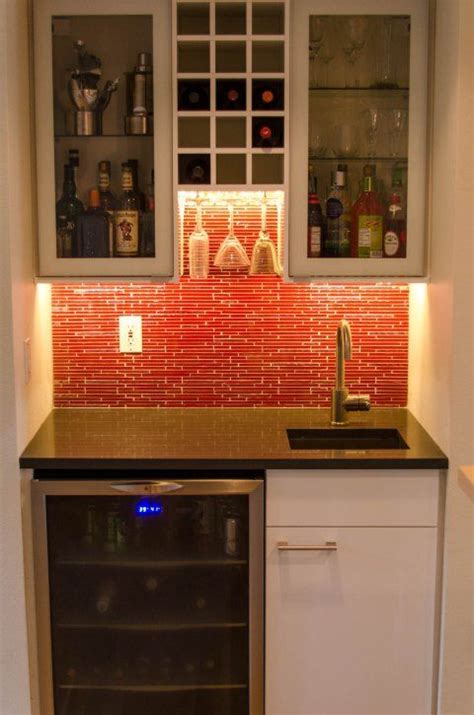 An Ikea Kitchen That Pops Wet Bar Cabinets Home Wet Bar Wet Bar