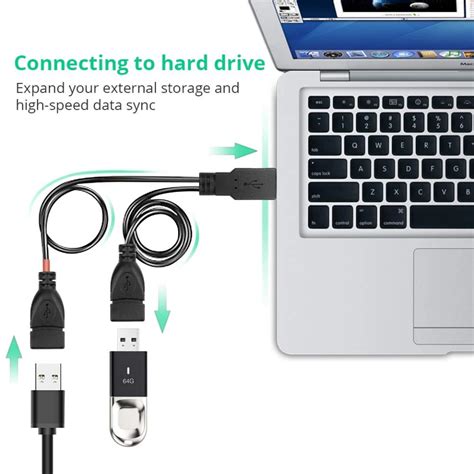 Tialating Usb A Erkek Ift Usb Di I Jak Splitter Kablo Fiyat