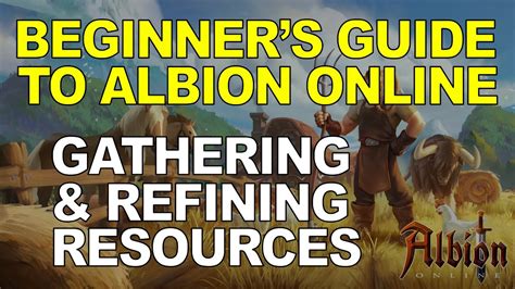 Beginners Guide To Albion Online Gathering And Refining Resources