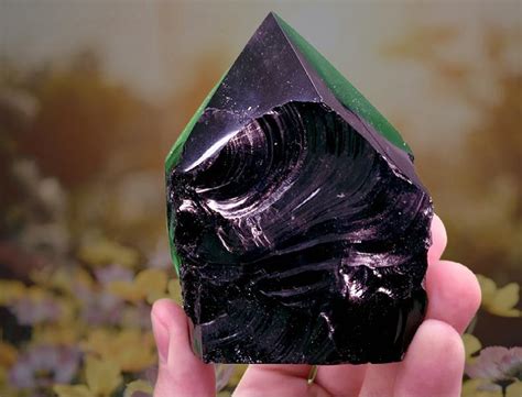 Green Obsidian Rock