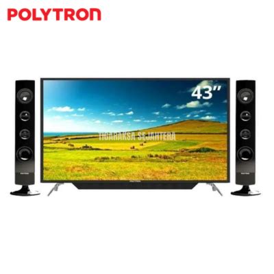 Tv Polytron Pld T Full Hd Cinemax Speaker Tower Tv Led Inch