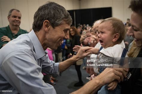 Democratic Senate Candidate Beto Orourke Tries To Cheer Up A Crying