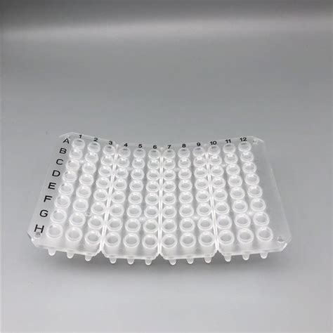 China Ml Well Dnase Rnase Free Curved Non Skirt Pcr Plate