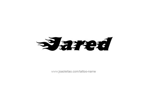 Jared Name Tattoo Designs