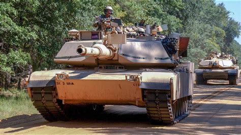 M1A2 Abrams Tank Is An Invincible Tank Belonging To The United States