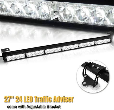 27 24 Led 13 Flashing Strobing Modes High Intensity Law Enforcement Traffic Advisor