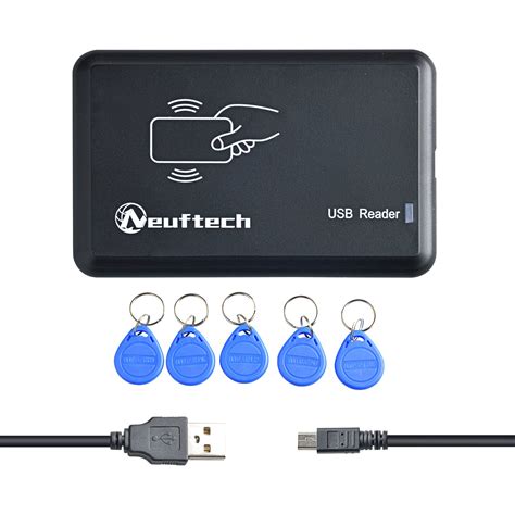 Buy Neuftech USB RFID Reader 125KHZ EM4100 TK4100 Card Tag ID Reader