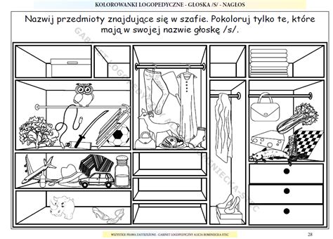 Kolorowanki Logopedyczne G Oska S Alicja Rominiecka Stec