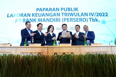 Bank Mandiri Raup Laba Bersih Rp 41 2 Triliun Sepanjang 2022 Keuangan