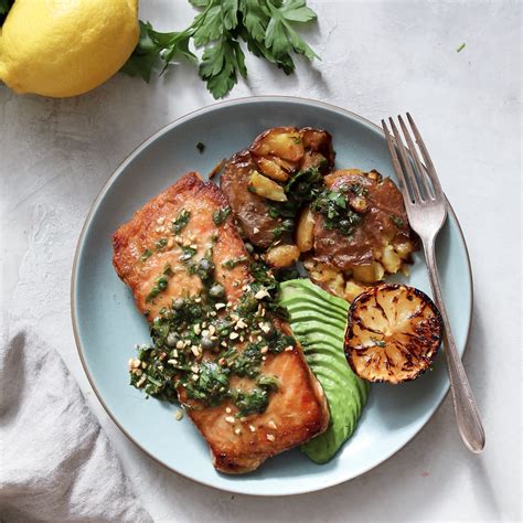 Salmon With Gremolata And Hazelnuts Recipe The Feedfeed