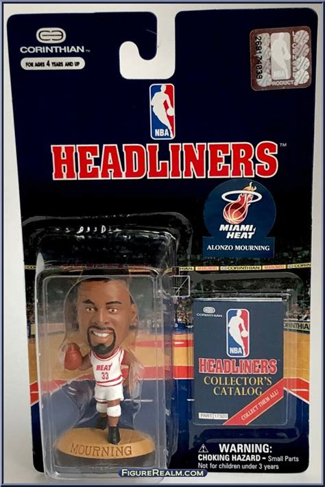 Alonzo Mourning White Uniform Basketball Headliners Season