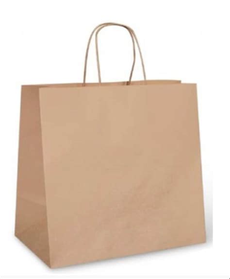 Brown Paper Shopping Bags Capacity 1kg At Rs 455piece In Rajkot