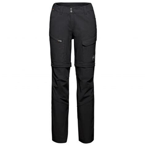 Mammut Women S Zinal Hybrid Zip Off Pants Black Ab