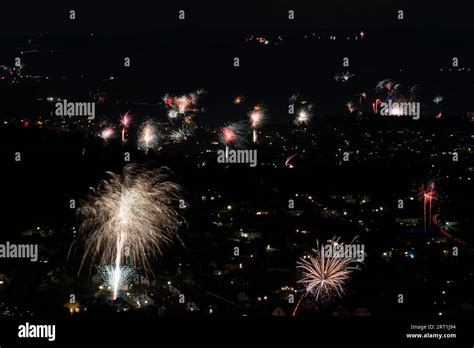 Village View And Fireworks Hi Res Stock Photography And Images Alamy