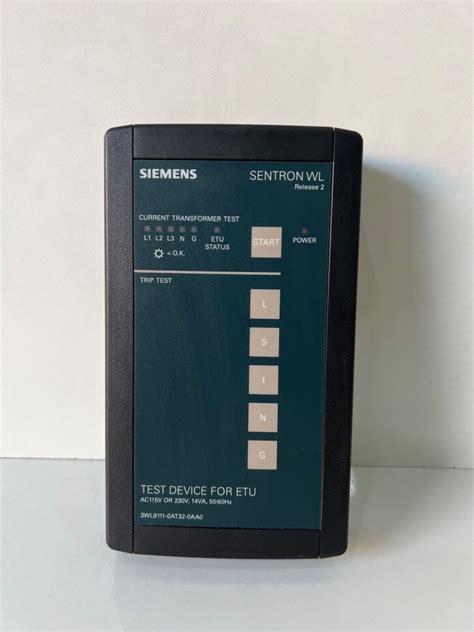 SIEMENS SENTRON WL 3WL9111 0AT32 0AA0 3WL91110AT320AA0 Test Device