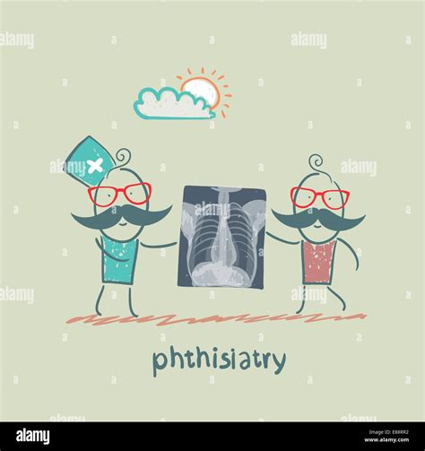 Phthisiatry Radiografía De Tórax Muestra Imagen Vector De Stock Alamy