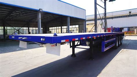 CIMC 3 Axle Logistics Flatbed Trailer