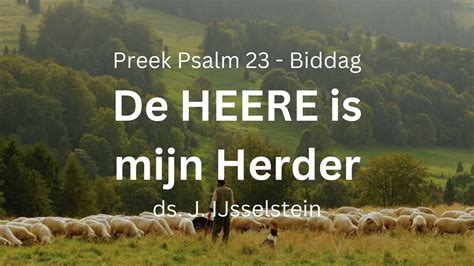 Preek Biddag Kinderen De HEERE Is Mijn Herder Psalm 23 YouTube