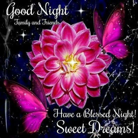 Pin By Bridgette Wright On Gnite Blessingsgreetings Blessed Night