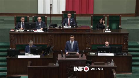 Wotum zaufania dla rządu Morawieckiego