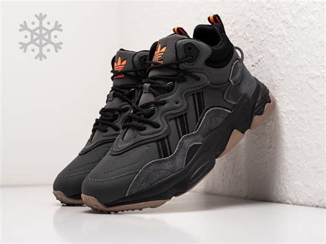 Купить Зимние Кроссовки Adidas Ozweego Hi цвет Серый купить по цене ...