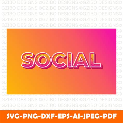 social text effect modern font cricut fonts procreate fonts branding ...