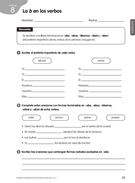 Refuerzo y ampliacion lengua 4º Apuntes de lengua Practicas del