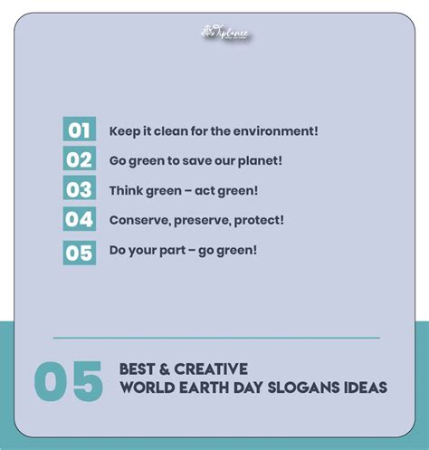 Catchy Go Green Slogans