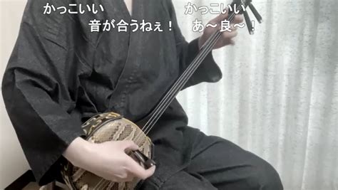 和服で沖縄の楽器「三線」を演奏してみた！ アップテンポな難曲を巧みに奏でる姿に「かっこいい」「すげえどうなってるんだ」の声 ニコニコ