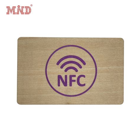 Eco Friendly RFID Wooden Card MIFARE DESFire EV2 8K For Hotel China