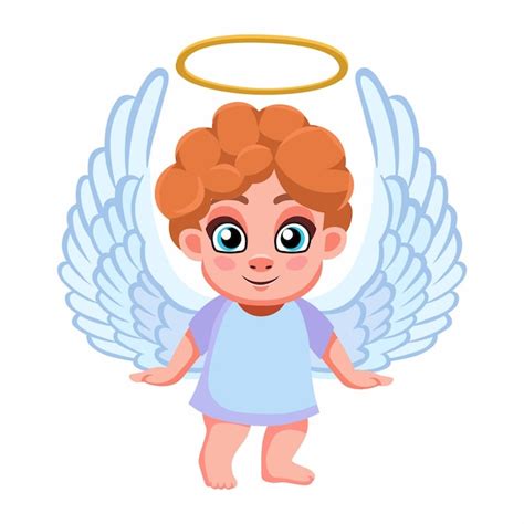 Premium Vector Cartoon Lovely Angel Character Love Cupid Cute Cupid