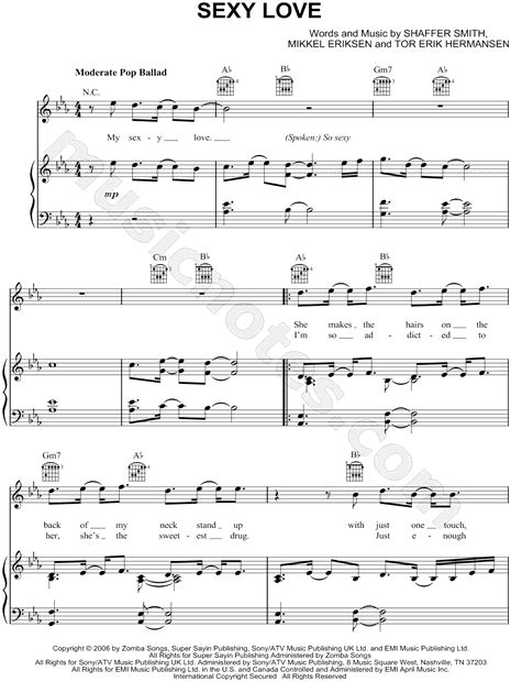 Ne Yo Sexy Love Sheet Music In Eb Major Transposable Download