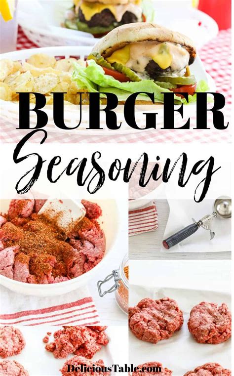 Grilled Hamburger Seasoning Recipe Burger Seasoning Best Burger Seasoning Hamburgers Grilled