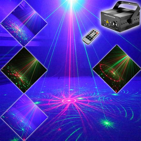 Lente Eshiny Mini R And G 5 96 Padrão Laser Projector Led Azul Party Club Bar Dj Disco Xmas Do