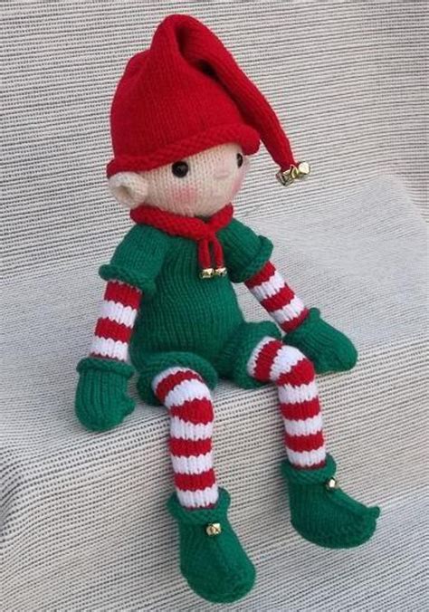 Knit Christmas Elf Craftsy Christmas Knitting Patterns Christmas