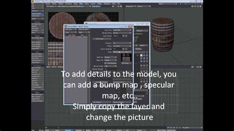 Lightwave Barrel Uv Mapping Youtube