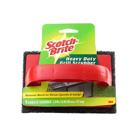 3m Scotch Brite Heavy Duty Grill Scrub Grandioseae