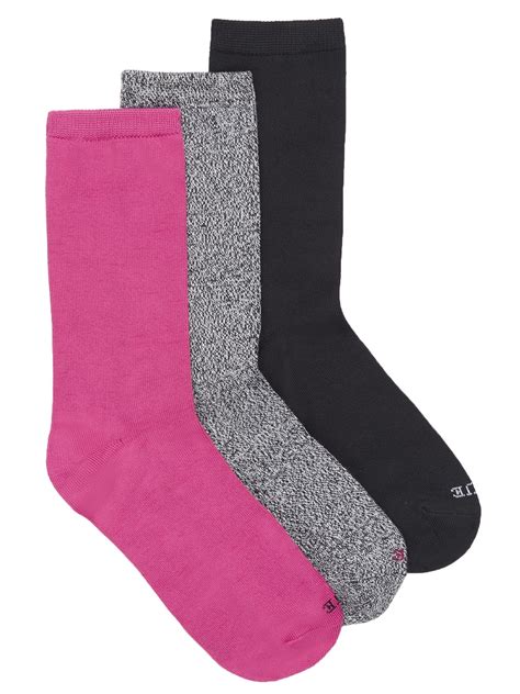 Hue Womens Softy Crew Sock 3 Pack Style U22234