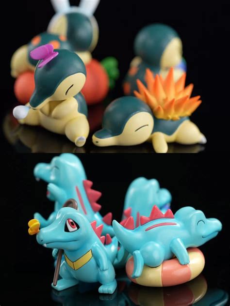 Scale World Zukan Slowpoke Nidoking Pokemon Resin Statue Ds