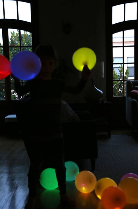 DIY Glow stick balloons - Say Yes