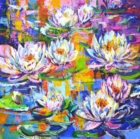 Water Lilies. Painting by Iryna Kastsova on Gallery Today